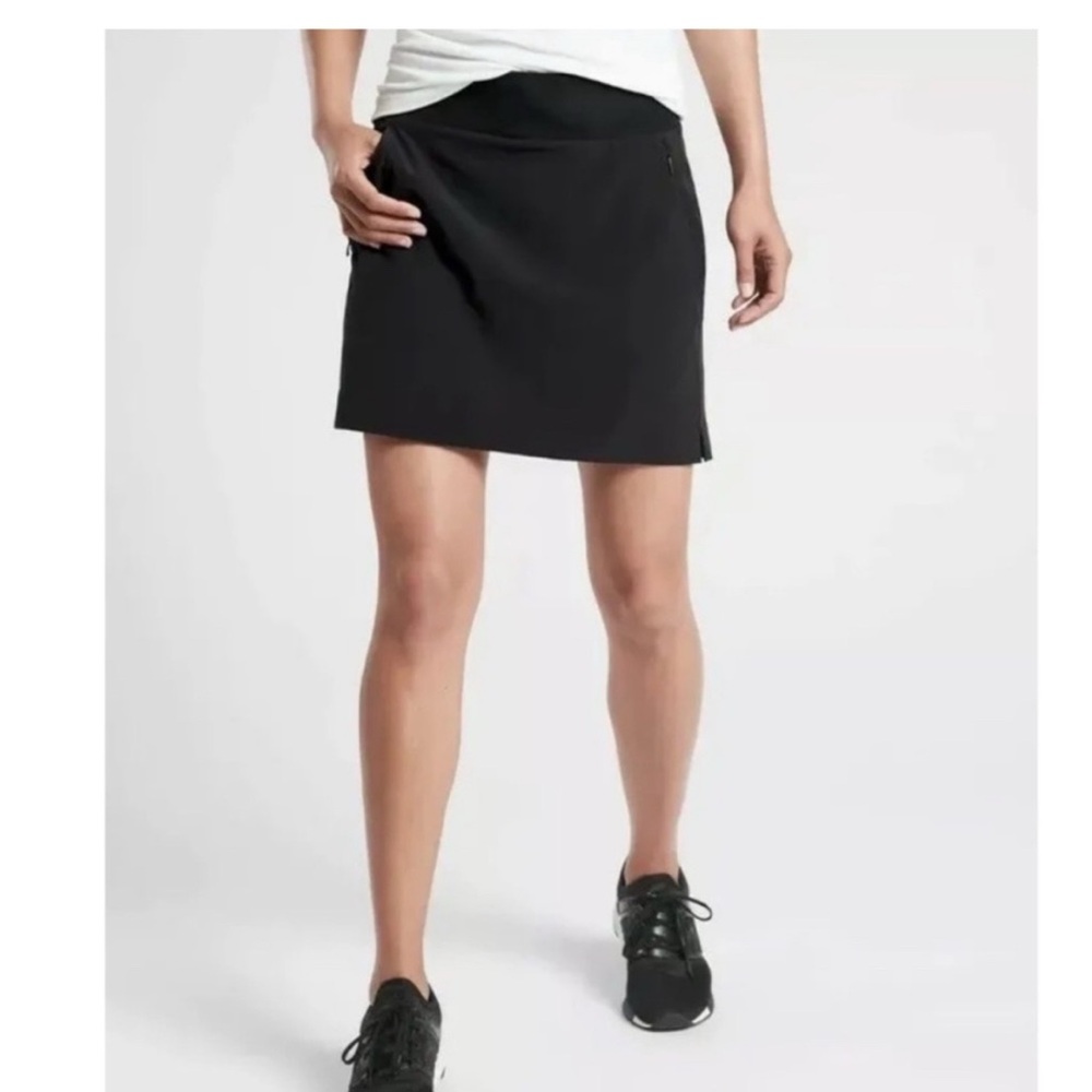 Athleta Black SoHo Skort, size 12, like new condition
